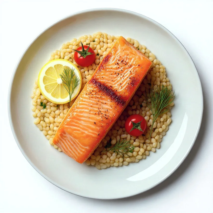 Salmone e risotto al limone, ricetta creata da CUCINAbene